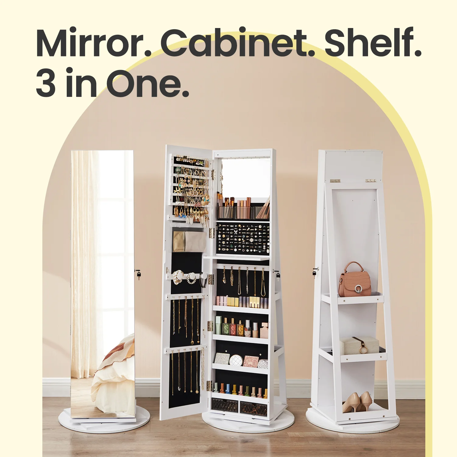 Jewelry Cabinet-JJC007W01