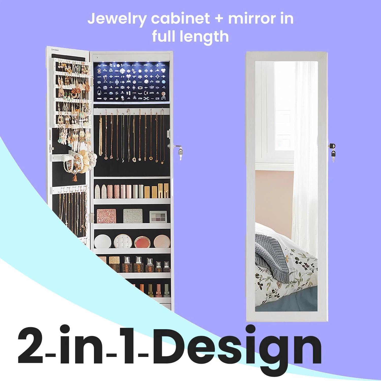 Jewelry Cabinet-JBC93W